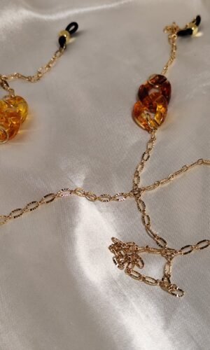 Chaîne de lunettes Ambrée