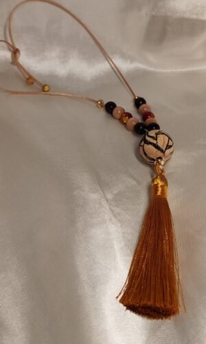 déco de rétroviseur ocre